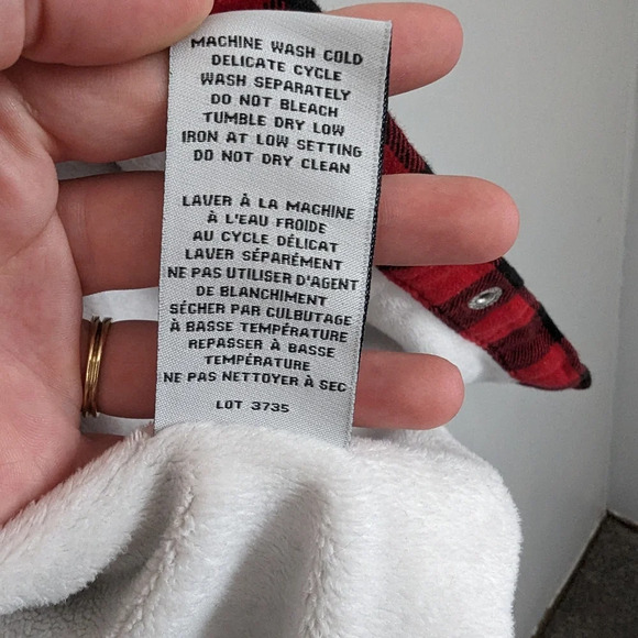 BC Clothing Buffalo Plaid Button Snap Collared Women's Shirt Size L - Picture 5 of 6